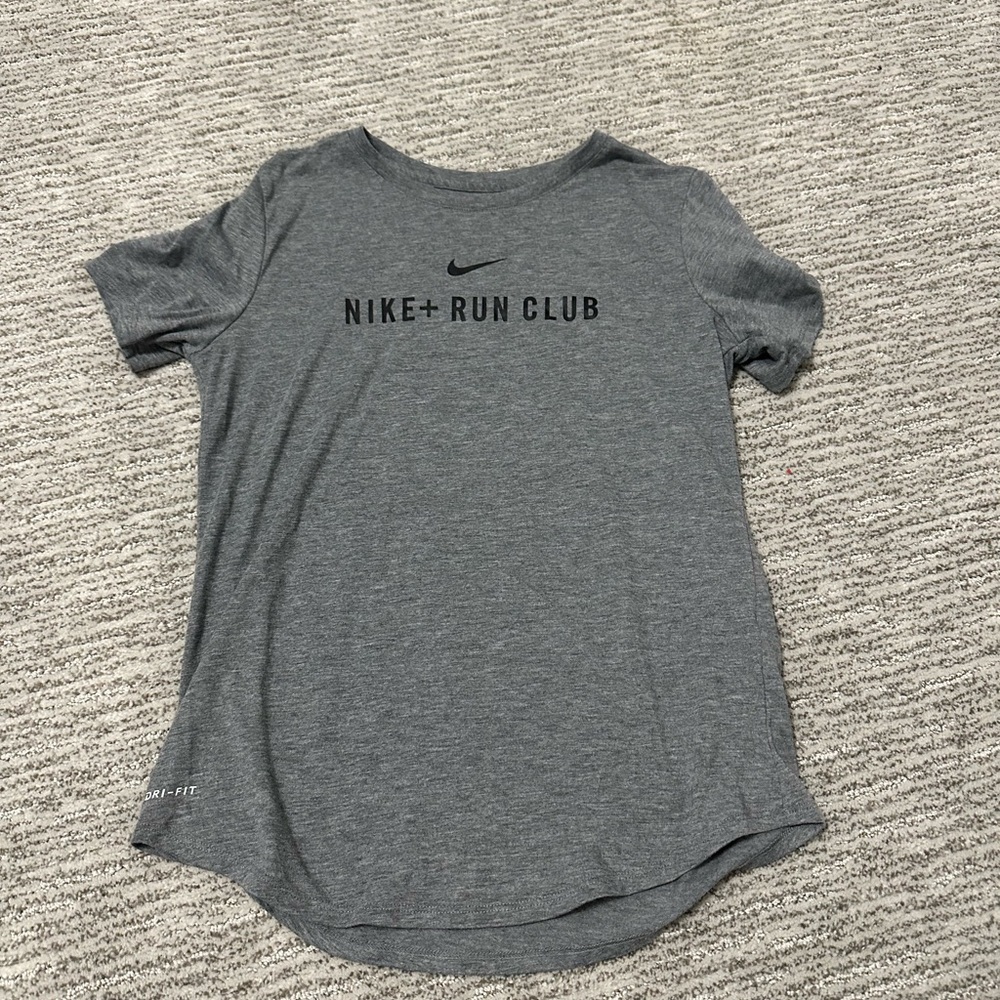 Nike Women's Gray Run Club Tee